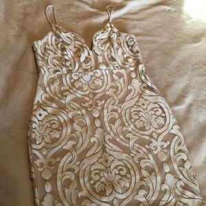 Cream Lace Dress